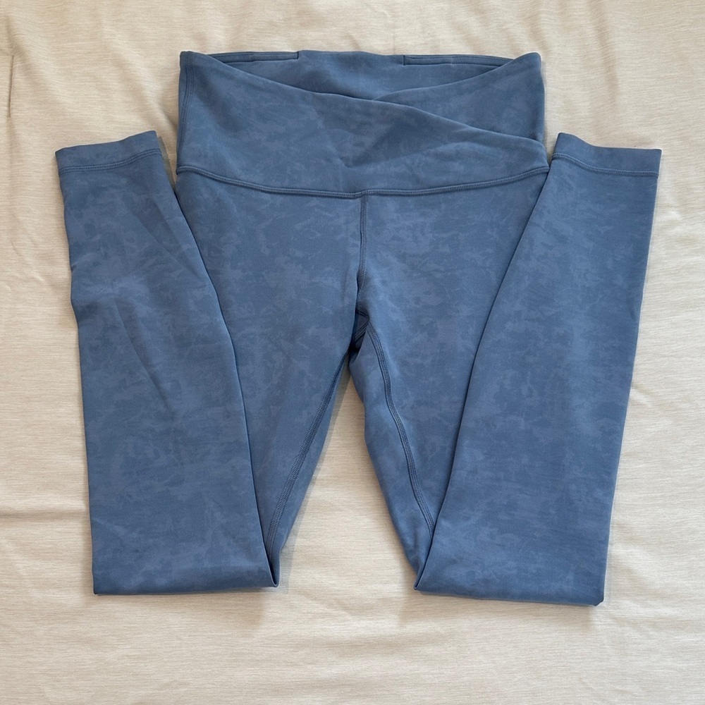 NWOT Lululemon Always On High-Rise Tight 28” – Sky Wash Tempest Blue Size 6 - Picture 5 of 7